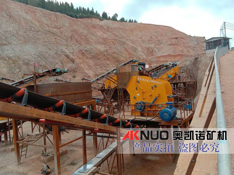 破碎制沙生產線現場 聯合破碎篩分